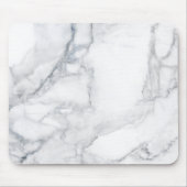 Weiße Marmorstruktur Mousepad (Vorne)