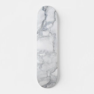 Weiße Marmorstruktur Skateboard