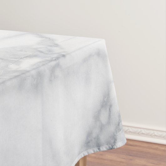 Weiße Marmorstruktur Tischdecke (Beispiel)