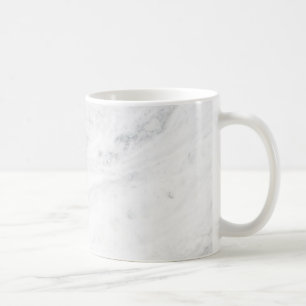 Weiße MarmorTasse Kaffeetasse