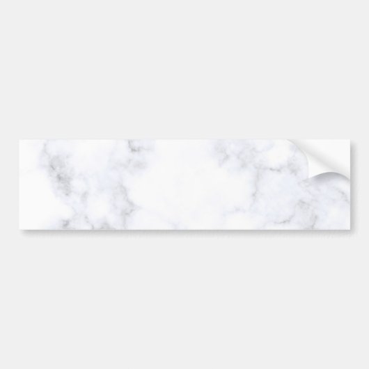 weiße Marmortextur Autoaufkleber (Vorne)
