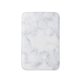 weiße Marmortextur Badematte (Vorderseite Vertikal)