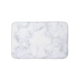weiße Marmortextur Badematte
