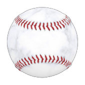 weiße Marmortextur Baseball (Vorderseite)