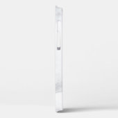 weiße Marmortextur Case-Mate iPhone Hülle (Rückseite / Links)