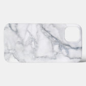 weiße Marmortextur Case-Mate iPhone Hülle (Rückseite (Horizontal))