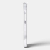 weiße Marmortextur Case-Mate iPhone Hülle (Rückseite / Links)