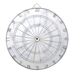 weiße Marmortextur Dartscheibe