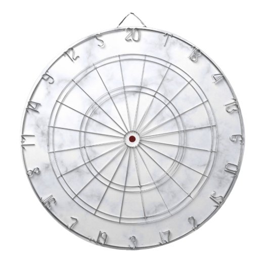 weiße Marmortextur Dartscheibe (vorne)