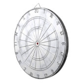 weiße Marmortextur Dartscheibe (Vorderseite rechts)