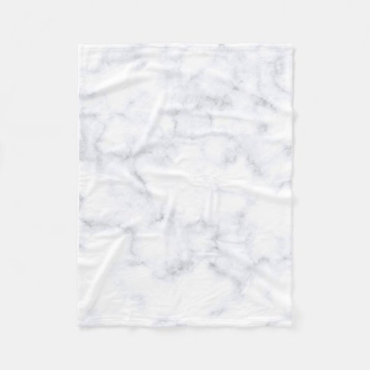 weiße Marmortextur Fleecedecke (Vorderseite)