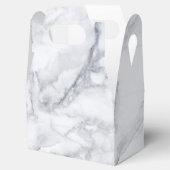 weiße Marmortextur Geschenkschachtel (Geöffnet)
