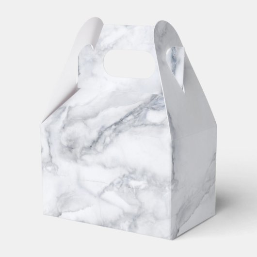 weiße Marmortextur Geschenkschachtel (Vorderseite)