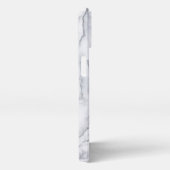 weiße Marmortextur iPhone Hülle (Rechte Seite)