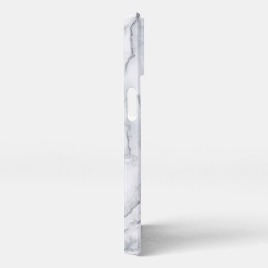 weiße Marmortextur iPhone Hülle (Rechte Seite)