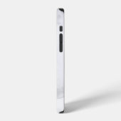 Weiße Marmortextur iPhone Hülle (Linke Seite)