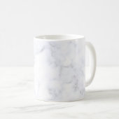 weiße Marmortextur Kaffeetasse (VorderseiteRechts)