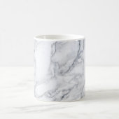 weiße Marmortextur Kaffeetasse (Mittel)