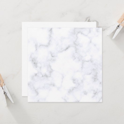 weiße Marmortextur Karte (Vorderseite/Rückseite Beispiel)
