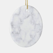 weiße Marmortextur Keramik Ornament (Rechts)