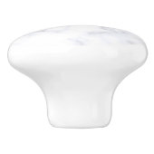 weiße Marmortextur Keramikknauf (Seitenansicht)