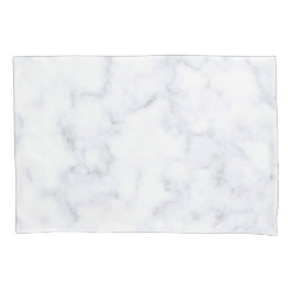 weiße Marmortextur Kissenbezug