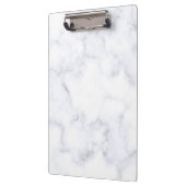 weiße Marmortextur Klemmbrett (Links)