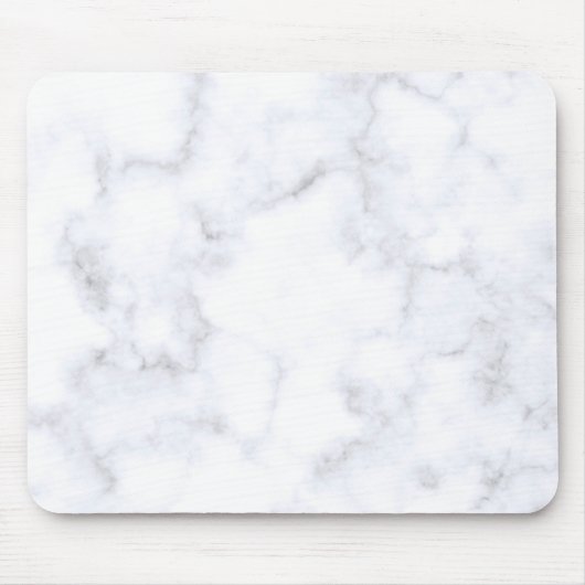 weiße Marmortextur Mousepad (Vorne)