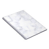weiße Marmortextur Notizblock (Rechte Seite)