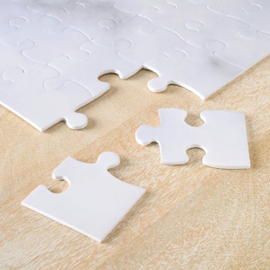 weiße Marmortextur Puzzle (Seite)