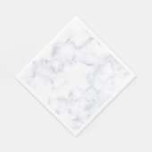 weiße Marmortextur Serviette (Ecke)