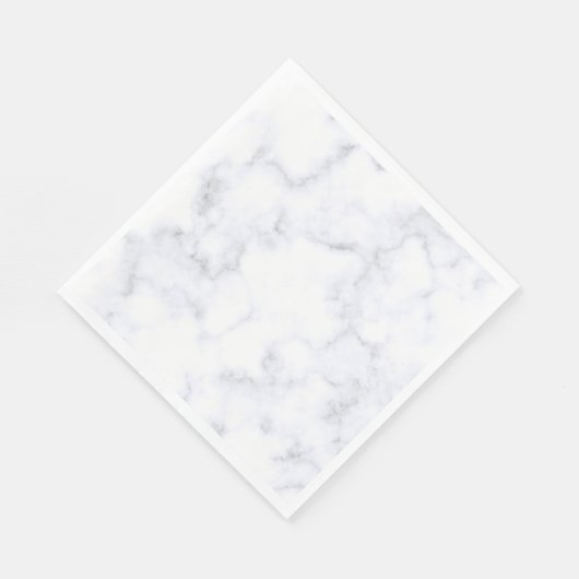 weiße Marmortextur Serviette (Ecke)
