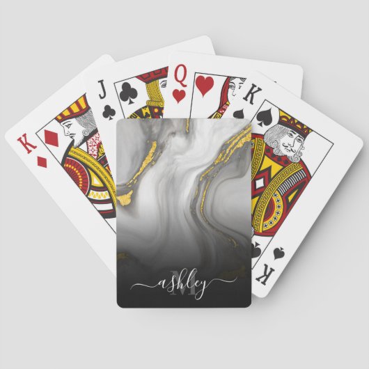 weiße Marmortextur Spielkarten (Rückseite)