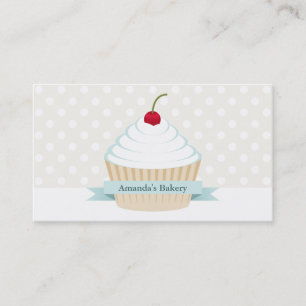 Weiße mattierte Kuchen-Geschäfts-Karten Visitenkarte