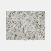 Weiße Mauer Fleecedecke (Vorderseite (Horizontal))