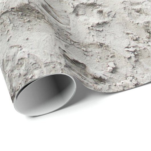 Weiße Mauer Geschenkpapier (Rolleneckpunkt)