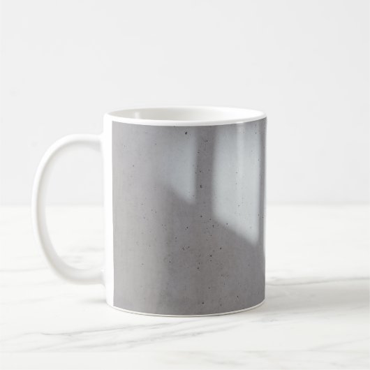 Weiße Mauer Kaffeetasse (Links)