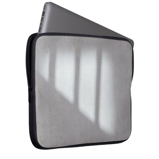 Weiße Mauer Laptopschutzhülle (Vorne Rechts)