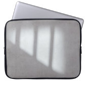 Weiße Mauer Laptopschutzhülle (Vorderseite)
