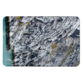 Weiße Mauer Magnet (Horizontal)