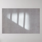 Weiße Mauer Poster (Vorne)