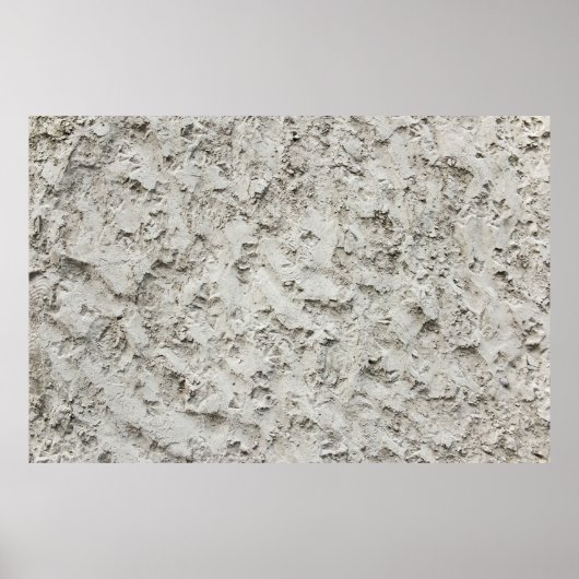 Weiße Mauer Poster (Vorne)