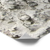 Weiße Mauer Poster (Ecke)