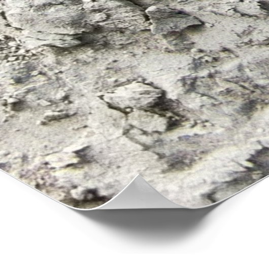 Weiße Mauer Poster (Ecke)