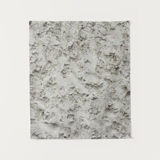 Weiße Mauer Wandteppich (Vorderseite)