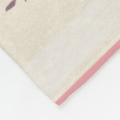 Weiße Mäuse auf Zuhause Fleece Blanket (Ecke)