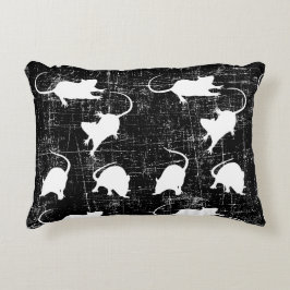 weiße Mäuse Dekokissen