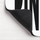 Weiße Mausmatte PING PONG Mousepad (Ecke)