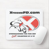 Weiße Mausunterlage mit Logo Mousepad (Mit Mouse)