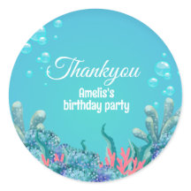 Weiße Meerjungfrau am Geburtstag